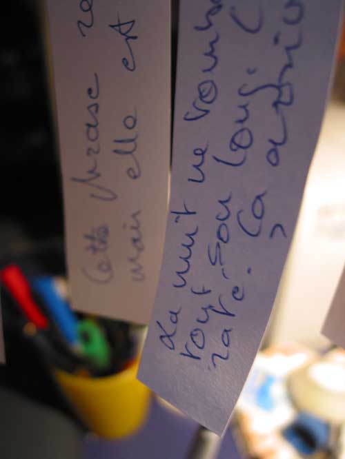 id�e en gros plan